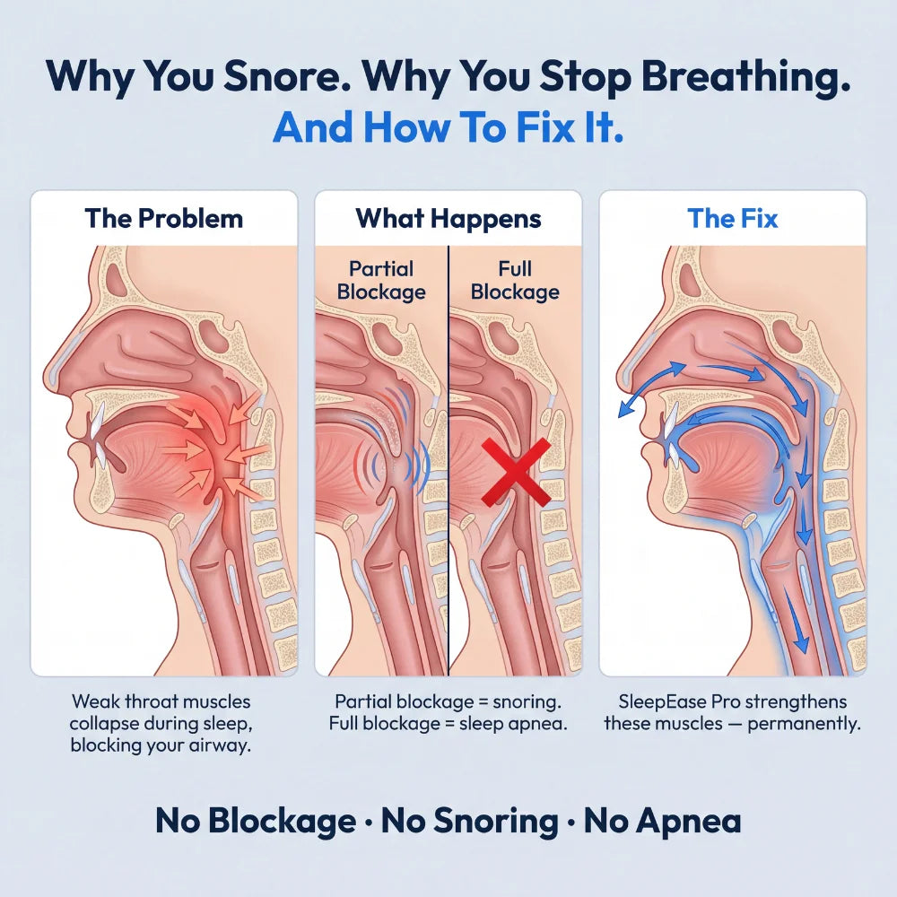 🔥🔥Last 3 Hours: 80% Off🏆 Limited Time Offer – Smart Pulse Anti-Snoring Device